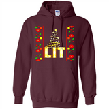 Funny Lets Get Lit Christmas Tree - Hoodie