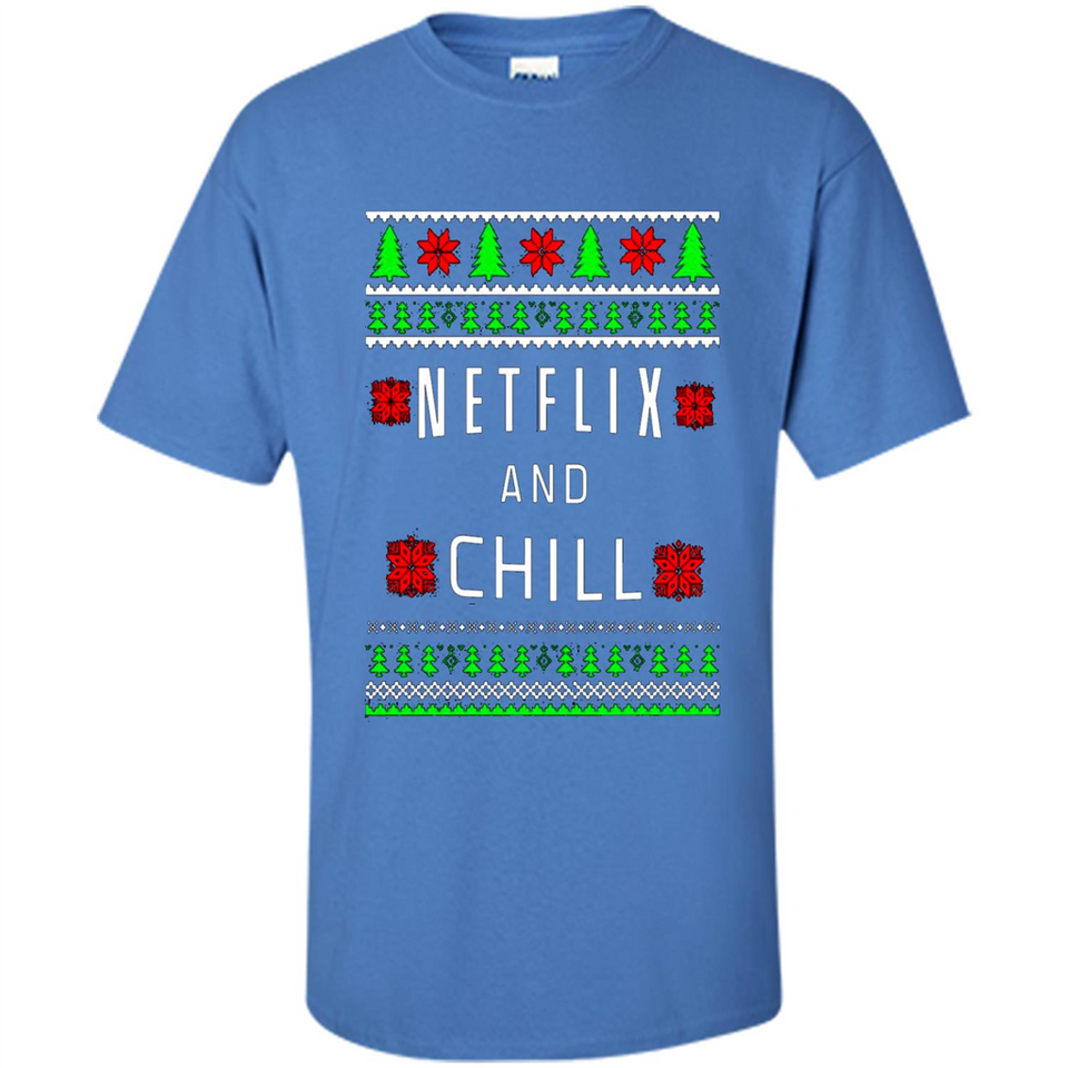Netflix And Chill Christmas sweater PINGPONG