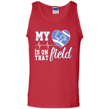 Detroit Lions Football My Heart is on that Field - Tank Top