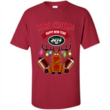 New York Jets NFL Reindeer Funny Merry Christmas And Happy New Year
