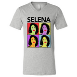 Selena Quintanilla Pop Art - Canvas Unisex V-Neck