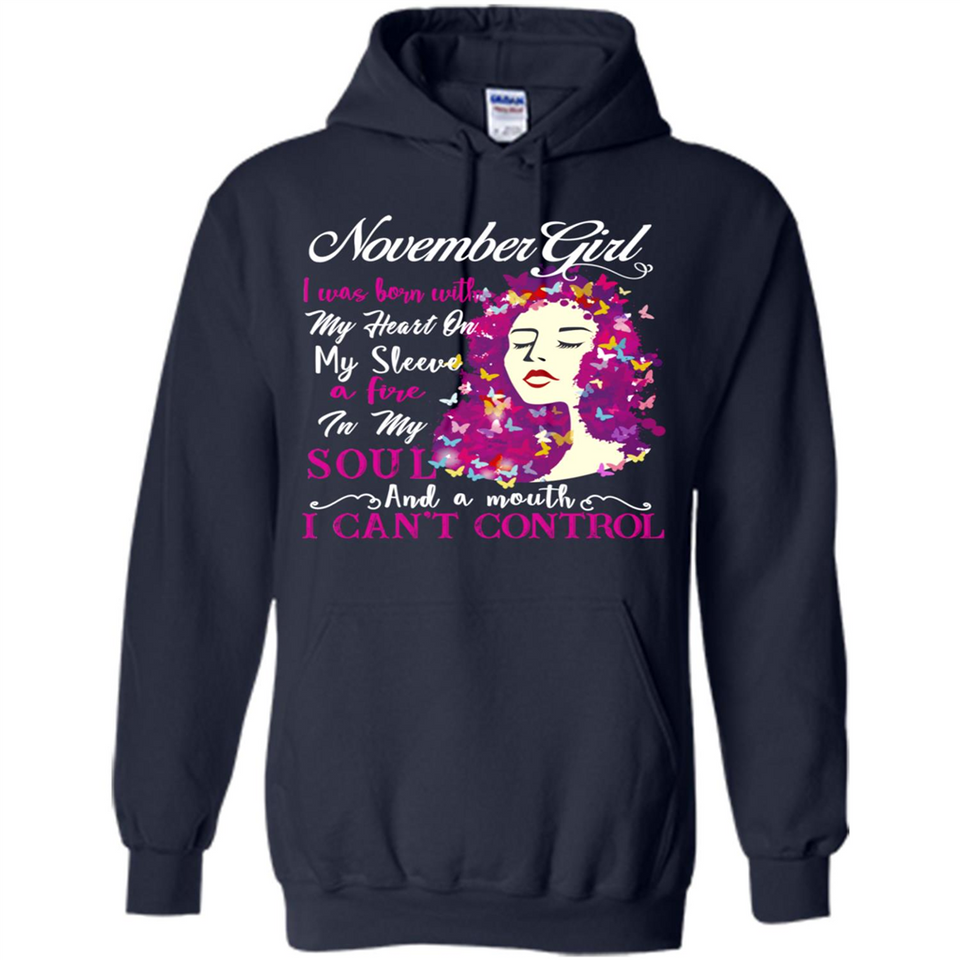 November Butterfly Girl - Hoodie