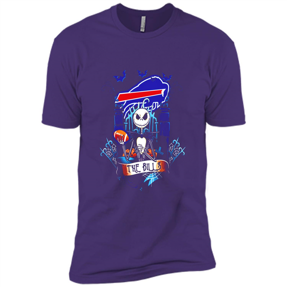 Buffalo Bills Halloween The Nightmare Before Christmas - Premium Short Sleeve T-Shirt