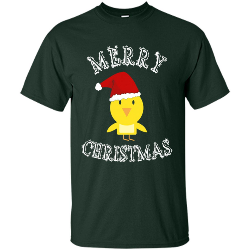 Bird Santa Merry Christmas T-Shirt - Birds Watchers Xmas - Shirt