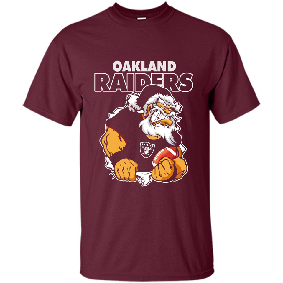 Grumpy Santa Claus Oakland Raiders Football Team PINGPONG