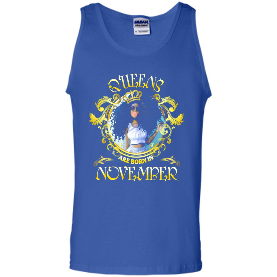 Queens Are Born In November Gold Girl