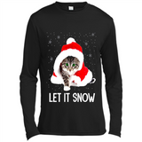 Let It Snow Cat Christmas sweater PINGPONG