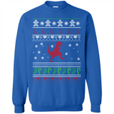 Dinosaur and Santa Ugly Christmas Sweater - Sweatshirt