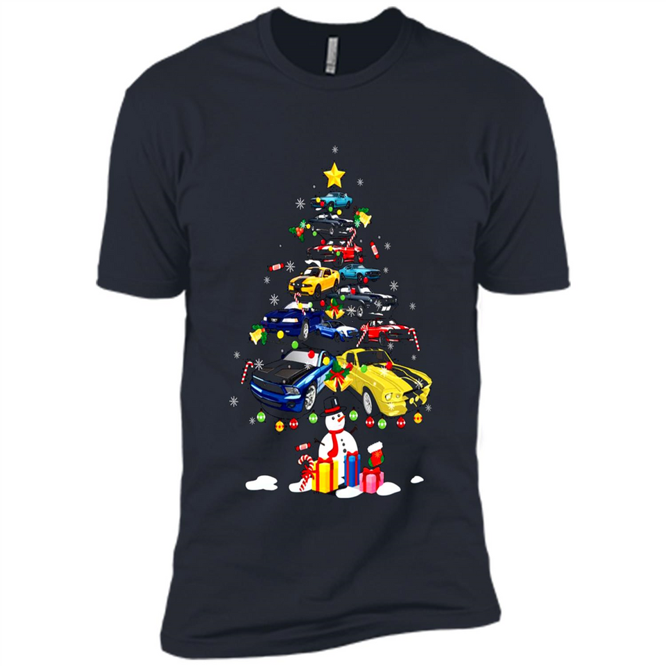 Mustang Tree Christmas Sweatshirt PINGPONG