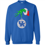 Amazing shirt Kentucky Wildcats Glitter Grinch Monogram Ornament Christmas Gift - Sweatshirt