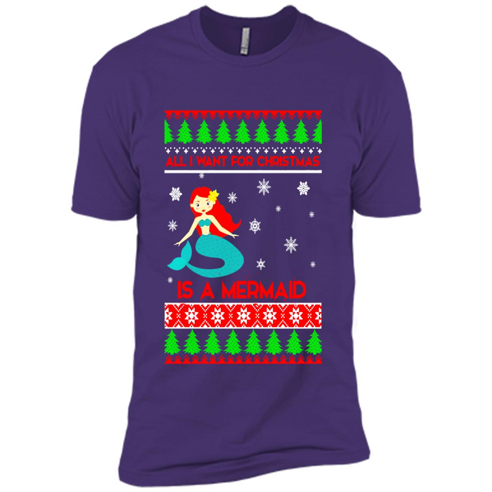 All I Want For Christmas Is A Mermaid ugly PINGPONG