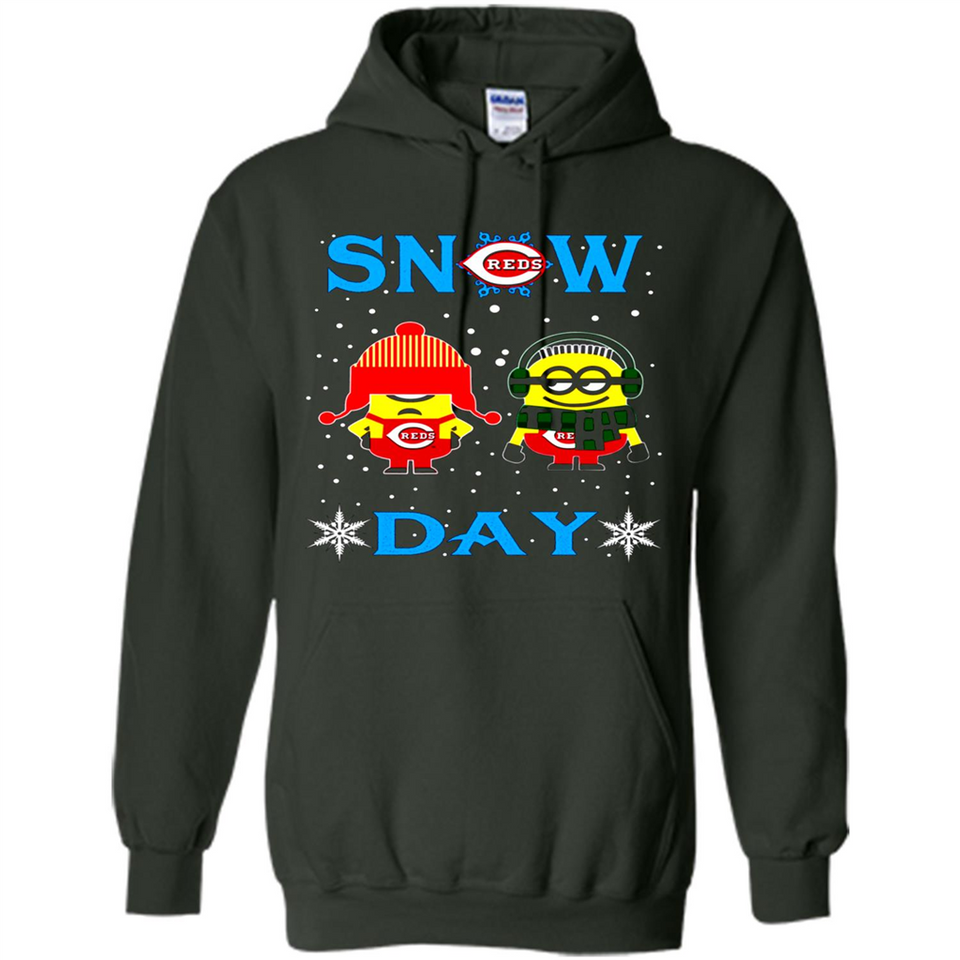 Snow Day Shirt For Cincinnati Reds Vs Minion Fans pingpong