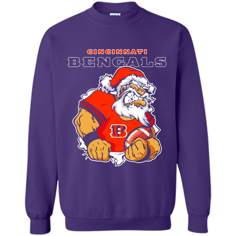 Grumpy Santa Claus Cincinnati Bengals Football Team PINGPONG