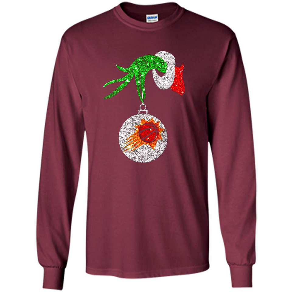 Amazing Phoenix Sun Glitter Grinch Monogram Ornament Christmas Gift - Long Sleeve T-Shirt
