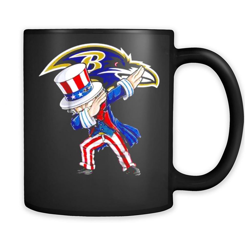 NFL BALTIMORE RAVENS UNCLE SAM DABBING INDEPENDENCE DAY