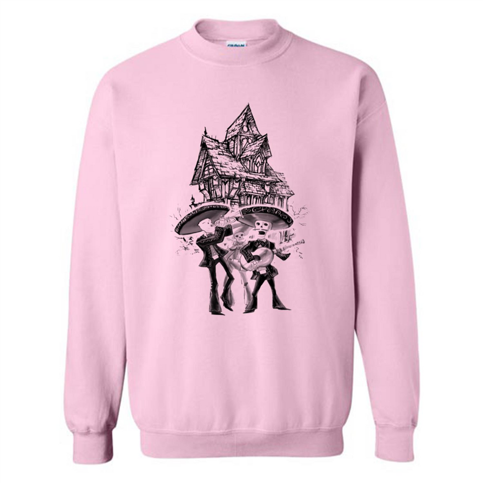 Mariachi Skeleton Shirt Dia De Los Muertos Tequila - Sweatshirt