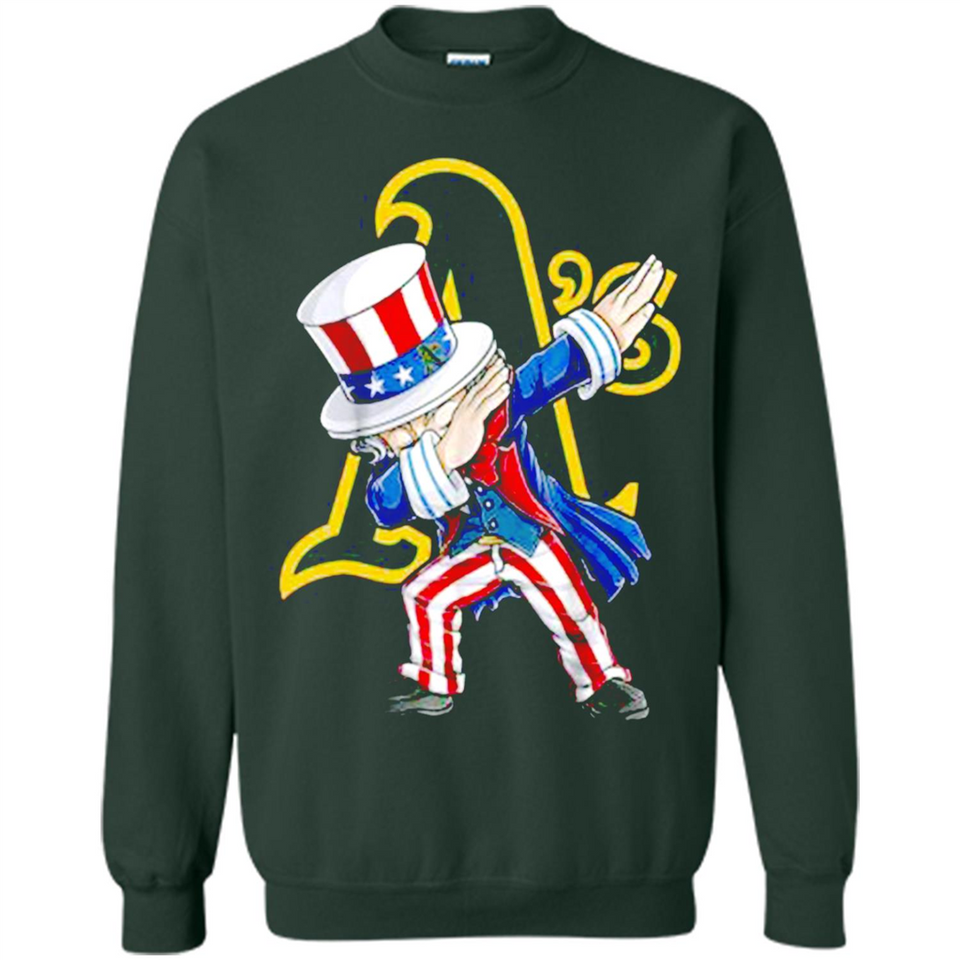 MLB OAKLAND ATHLETICS UNCLE SAM DABBING INDEPENDENCE DAY