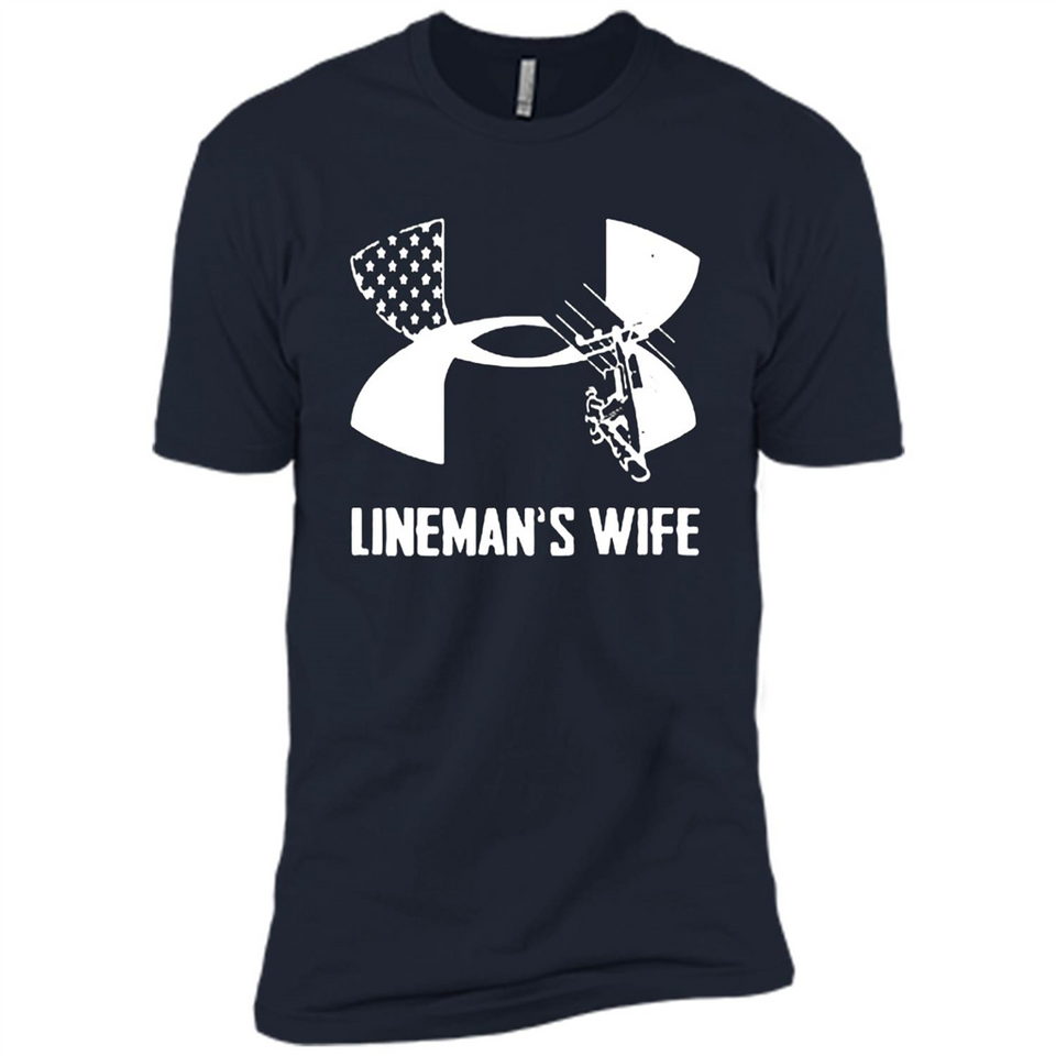 Lineman Wife Under Armour - Premium Short Sleeve T-Shirt