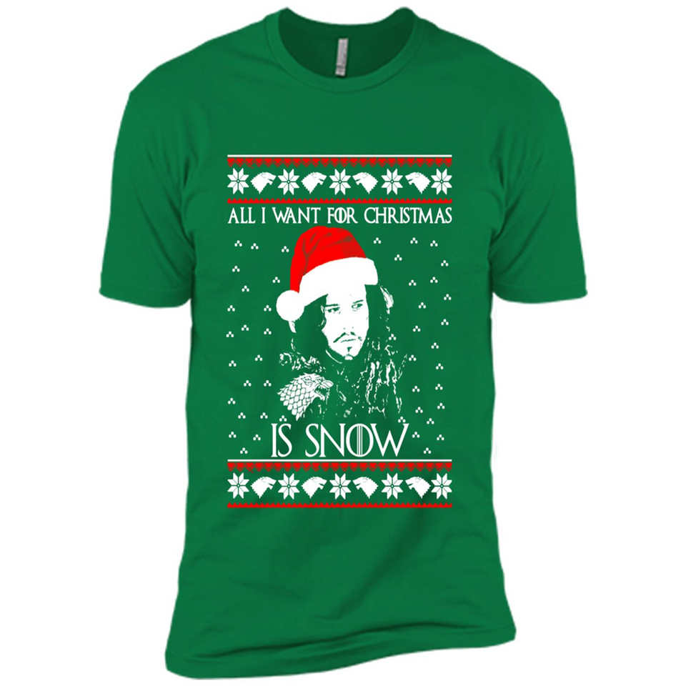 All I Want for Christmas is Snow ugly sweater PINGPONG