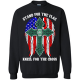 Dallas Stars - stand for the flag kneel for the cross