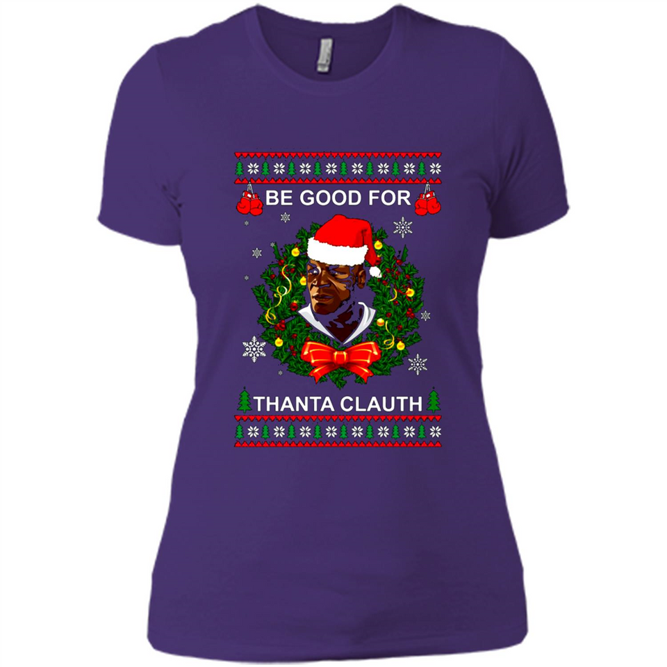Mike Tyson Thanta Clauth Santa Claus Christmas sweater PINGPONG