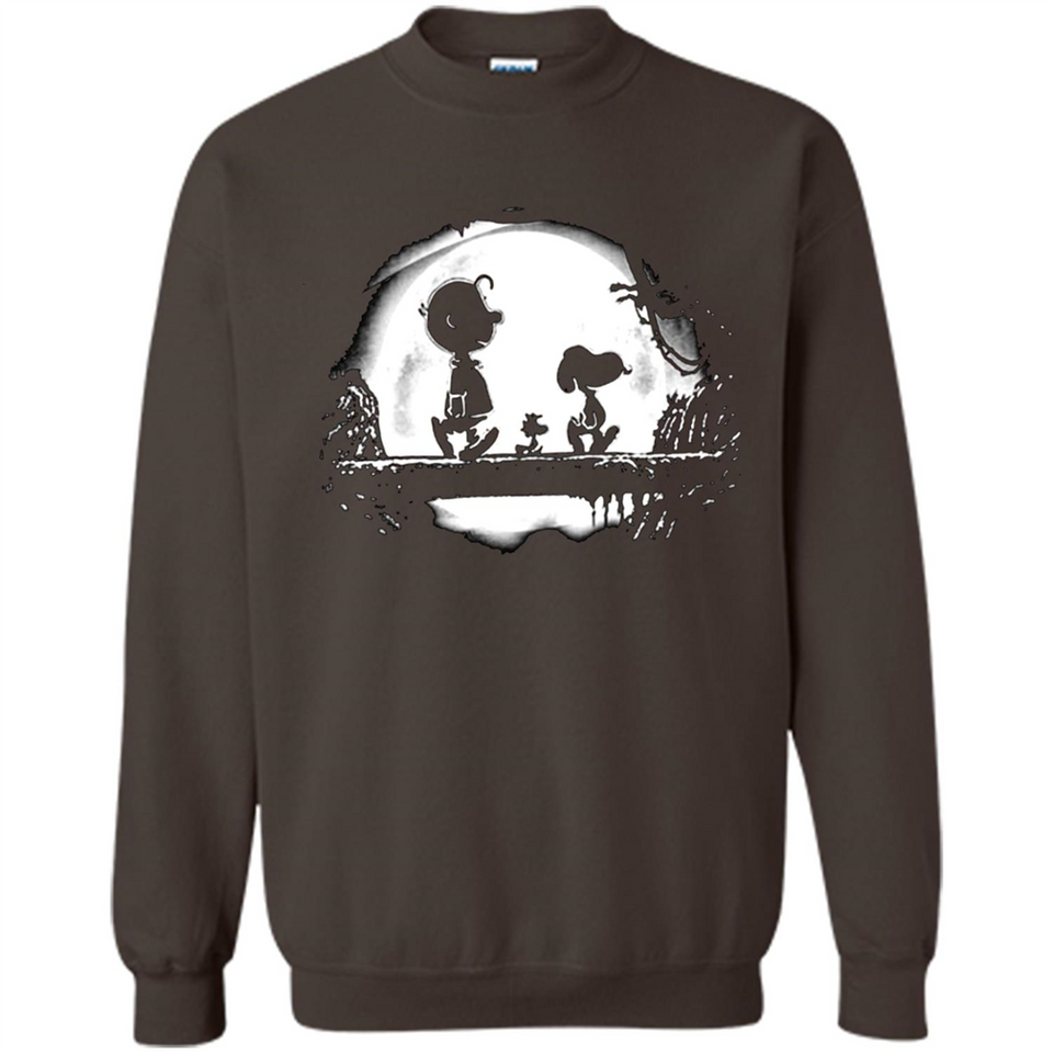 Snoopy The Peanuts Walking To The Moon