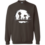 Snoopy The Peanuts Walking To The Moon