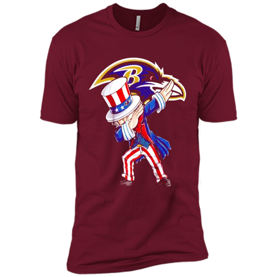 NFL BALTIMORE RAVENS UNCLE SAM DABBING INDEPENDENCE DAY