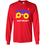 HEART BREAKER BLUE MONSTER TRUCK VALENTINE'S DAY