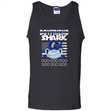 Police boyfriend Shark Blue Line Tee
