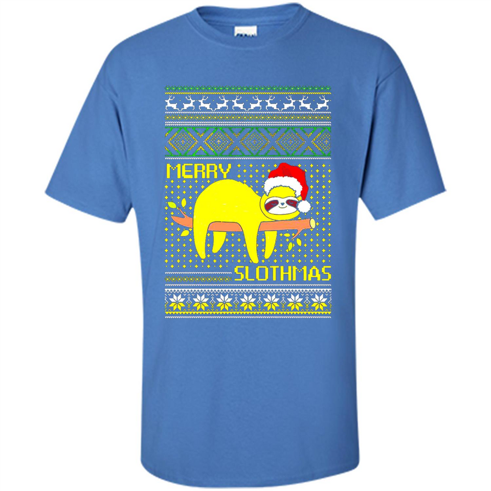 Merry Slothmas Sloth Christmas Sweater PINGPONG - Shirt
