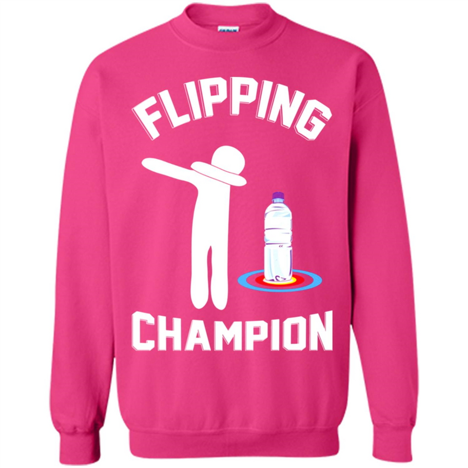 Water Bottle Flipping Tshirt Dabbing Flipping Champion - Sweatshirt