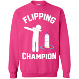 Water Bottle Flipping Tshirt Dabbing Flipping Champion - Sweatshirt