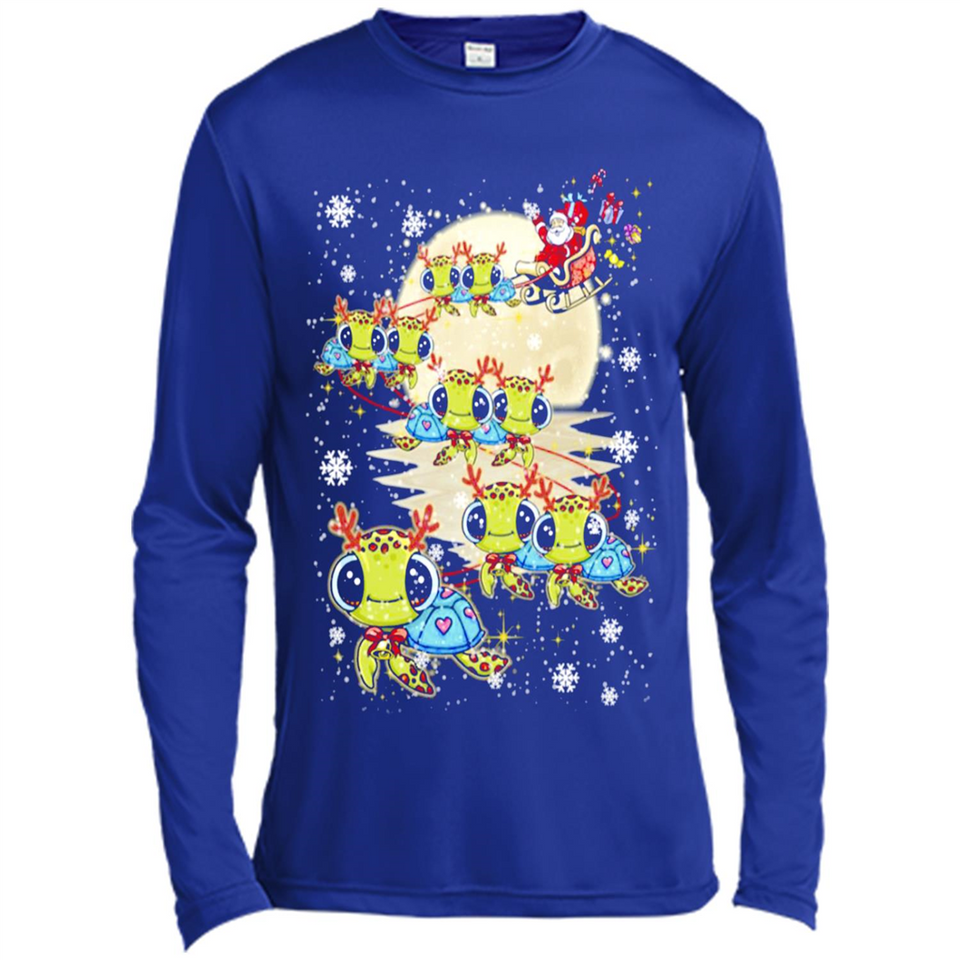Turtles Merry Christmas - Turtles - Canvas Long Sleeve T-Shirt