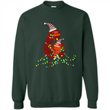 Christmas Lights Sloth Long Sleeve Santa Sloth - Sweatshirt