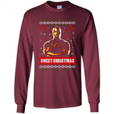 Christmas Ugly Sweater Floyd Mayweather Sweet Christmas - Long Sleeve T-Shirt