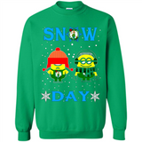 Snow Day Shirt For Boston Celtics Vs Minion Fans pingpong