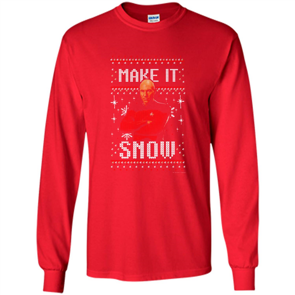Make It Snow Jean-Luc Picard Star Trek PINGPONG