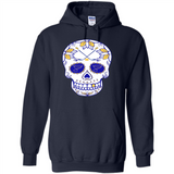 St. Louis Blues Hockey Sugar Skull Day of the Dead