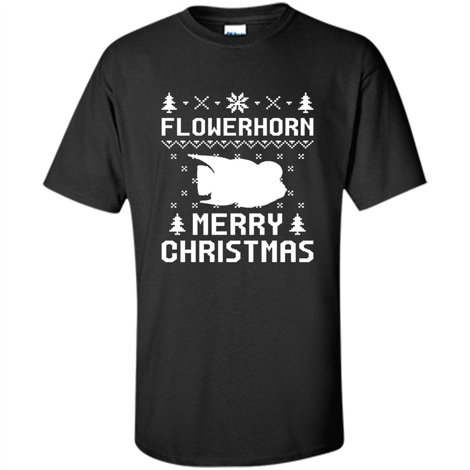 Flowerhorn Christmas T-shirt, Ugly Christmas Sweater - Shirt