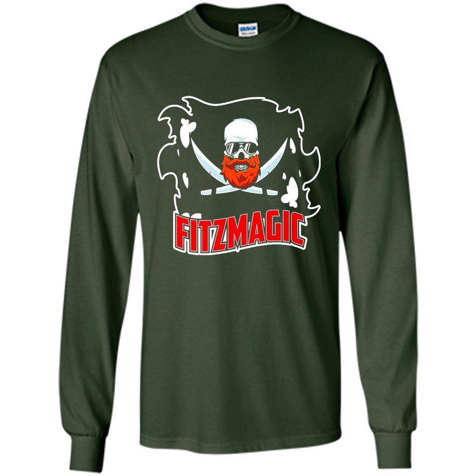 Order Fitzmagic T-Shirt Ryan Fitzpatrick Beard Skull Football Tampa Florida PINGPONG