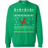 Dinosaur and Santa Ugly Christmas Sweater - Sweatshirt