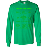 Christmas Ugly Sweater Christmas Never Changes Star Wars - Long Sleeve T-Shirt