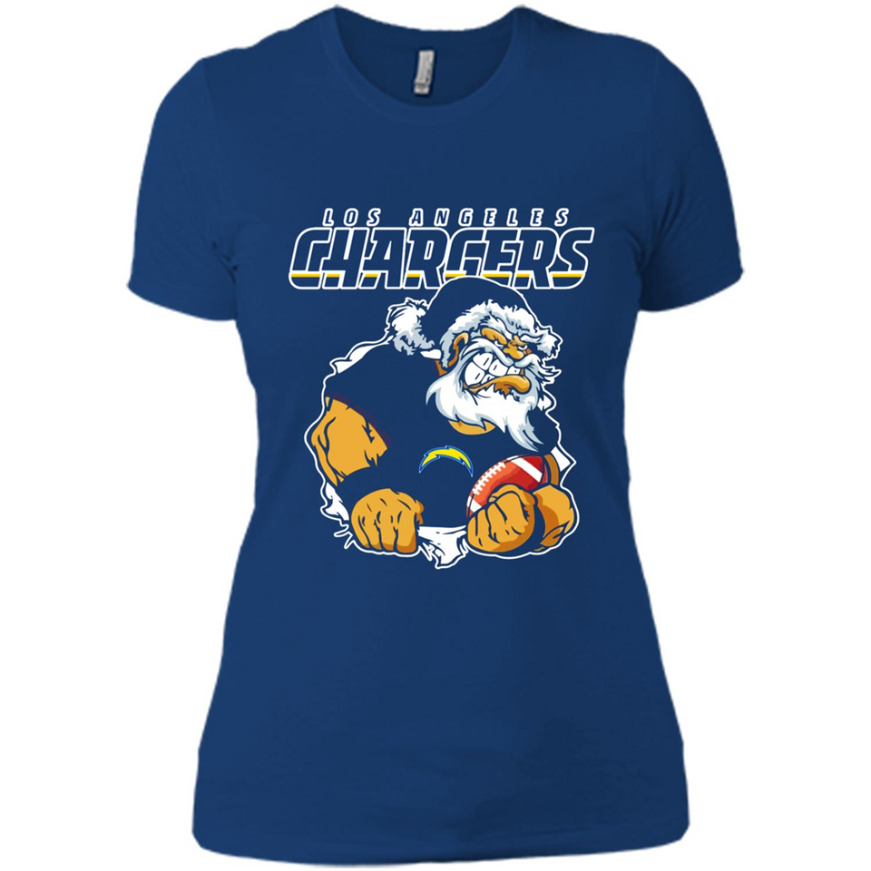 Grumpy Santa Claus Los Angeles Chargers Football Team PINGPONG