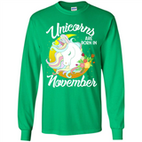 Unicorns Are Born In November Magical Rainbow