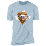 Denver Broncos And Superman Fans - Premium Short Sleeve T-Shirt