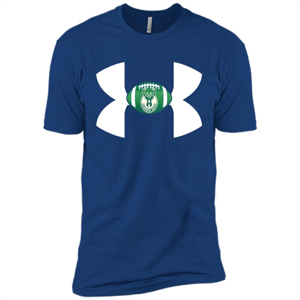 Milwaukee Bucks Under Armour Logo - Premium Short Sleeve T-Shirt