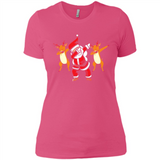 Dabbing Santa - Funny Santa Claus Christmas Dab - Ladies' Boyfriend T-Shirt