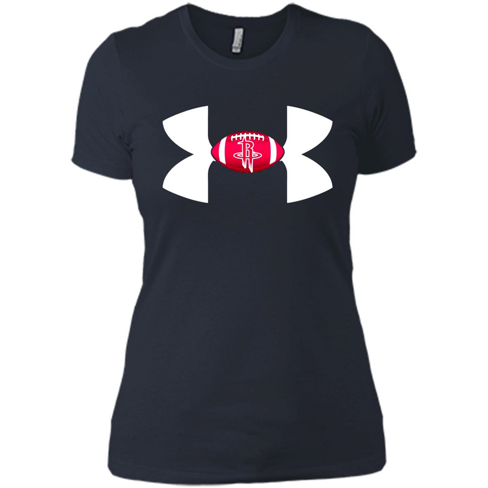 Houston Rockets Under Armour Logo - Ladies' Boyfriend T-Shirt