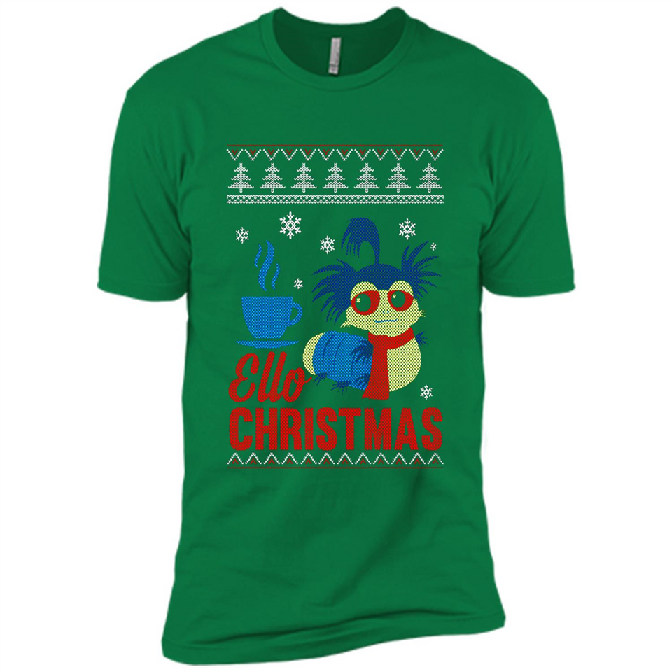 Christmas Ugly Sweater Ello Christmas - Premium Short Sleeve T-Shirt